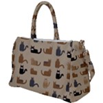 Cat Pattern Texture Animal Duffel Travel Bag