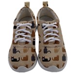 Cat Pattern Texture Animal Mens Athletic Shoes
