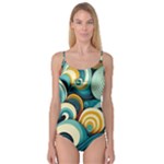 Wave Waves Ocean Sea Abstract Whimsical Camisole Leotard 