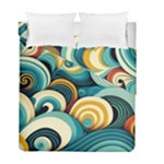 Wave Waves Ocean Sea Abstract Whimsical Duvet Cover Double Side (Full/ Double Size)