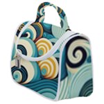 Wave Waves Ocean Sea Abstract Whimsical Satchel Handbag