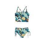 Wave Waves Ocean Sea Abstract Whimsical Girls  Tankini Swimsuit