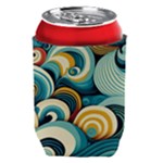 Wave Waves Ocean Sea Abstract Whimsical Can Holder