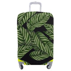 Background Pattern Leaves Texture Luggage Cover (Medium) from UrbanLoad.com