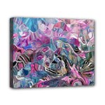 Pink Swirls Blend  Canvas 10  x 8  (Stretched)