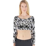 BarkFusion Camouflage Long Sleeve Crop Top