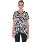 BarkFusion Camouflage Cut Out Side Drop T-Shirt