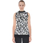 BarkFusion Camouflage Mock Neck Shell Top