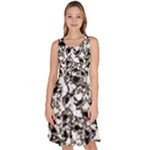 BarkFusion Camouflage Knee Length Skater Dress With Pockets
