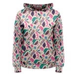 Multi Colour Pattern Women s Pullover Hoodie