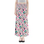 Multi Colour Pattern Full Length Maxi Skirt