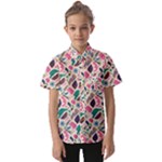 Multi Colour Pattern Kids  Short Sleeve Shirt