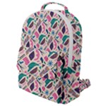 Multi Colour Pattern Flap Pocket Backpack (Small)