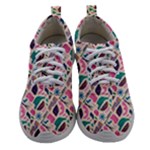 Multi Colour Pattern Women Athletic Shoes