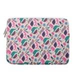 Multi Colour Pattern 14  Vertical Laptop Sleeve Case With Pocket