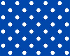 189 polka dots white on cobalt blue 3000x2400