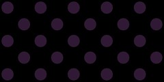 222 polka dots dark purple on black 2400x1200