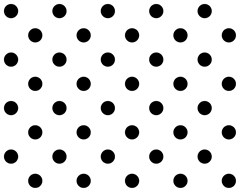 237 polka dots black on white 3000x2400