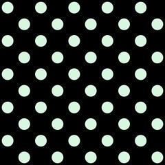 118 polka dots pastel green on black 5000x5000