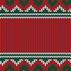 christmas pattern fabric texture knitted red background
