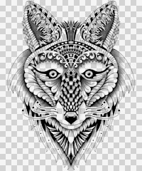 ornate foxy wolf