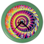 Fractal34 Color Wall Clock