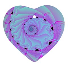 Fractal34 Heart Ornament (Two Sides) from UrbanLoad.com Front