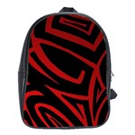13 Red Tattoo School Bag (XL)