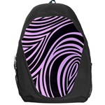 Pink Zebra Backpack Bag