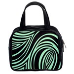 Green Zebra Classic Handbag (Two Sides)