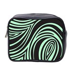 Green Zebra Mini Toiletries Bag (Two Sides)