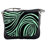 Green Zebra Messenger Bag