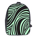 Green Zebra School Bag (XL)