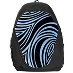 Blue Zebra Backpack Bag