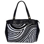 Zebra Print Oversize Office Handbag (One Side)