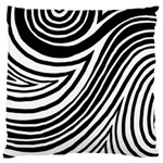 Zebra Print Large Cushion Case (Two Sides)