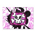 Cartoon Skull Sticker A4 (10 pack)