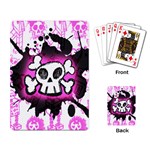 Cartoon Skull Playing Cards Single Design