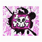 Cartoon Skull Glasses Cloth (Small, Two Sides)