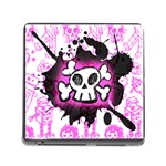 Cartoon Skull Memory Card Reader with Storage (Square)