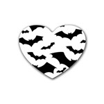 Deathrock Bats Heart Coaster (4 pack)
