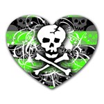 Deathrock Skull Mousepad (Heart)