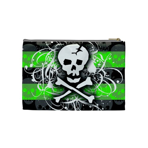 Deathrock Skull Cosmetic Bag (Medium) from UrbanLoad.com Back