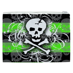 Deathrock Skull Cosmetic Bag (XXL) from UrbanLoad.com Back