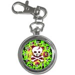 Deathrock Skull & Crossbones Key Chain Watch