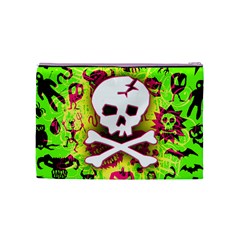 Deathrock Skull & Crossbones Cosmetic Bag (Medium) from UrbanLoad.com Back
