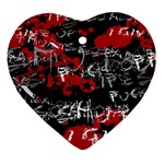 Emo Graffiti Ornament (Heart)