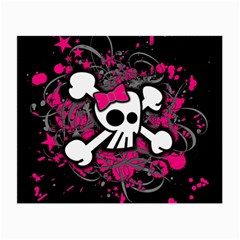 Girly Skull & Crossbones Glasses Cloth (Small, Two Sides) from UrbanLoad.com Back