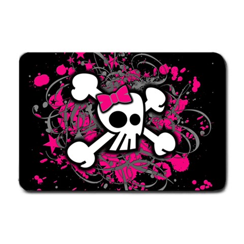 Girly Skull & Crossbones Small Doormat from UrbanLoad.com 24 x16  Door Mat