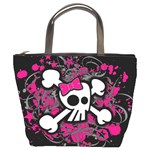 Girly Skull & Crossbones Bucket Bag